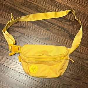 Baboon to the moon fanny pack bag yellow